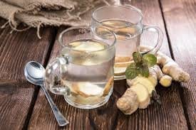 Tisane de gingembre pour chauffer le corps