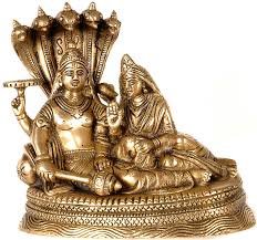 Dieu Hindou Vishnu Laksmi